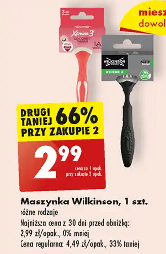 Biedronka Maszynka Wilkinson, 1 szt. oferta