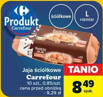 Carrefour Jaja ściółkowe Carrefour 10 szt. oferta