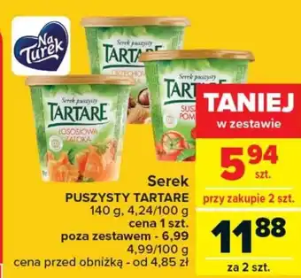 Carrefour Serek PUSZYSTY TARTARE 140 g oferta