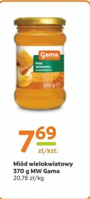 Gama Miód wielokwiatowy MW Gama 370 g oferta