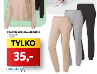 Lidl Spodnie dresowe damskie oferta
