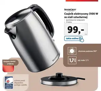 Lidl SILVERCREST Czajnik elektryczny 3100 W oferta