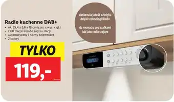 Lidl Radio kuchenne DAB+ oferta
