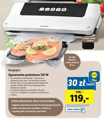 Lidl SILVERCREST Zgrzewarka próżniowa 125 W oferta