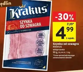 Intermarche Krakus szynka od szwagra 90 g oferta