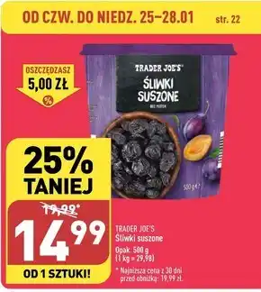 ALDI Śliwki suszone trader joe's oferta