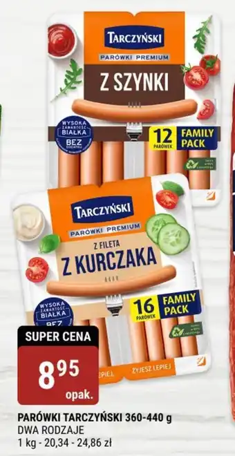 bi1 PARÓWKI TARCZYŃSKI 360-440 g oferta