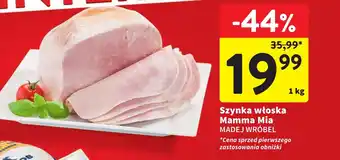 Intermarche Szynka włoska Mamma Mia MADEJ WRÓBEL 1kg oferta