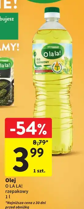 Intermarche Olej O LA LA! 1l oferta