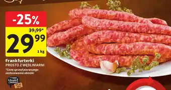 Intermarche Frankfurterki PROSTO Z WĘDLINIARNI 1kg oferta