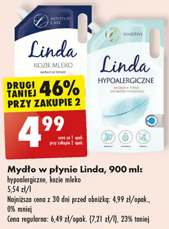 Biedronka Mydło w płynie Linda, 900 ml oferta