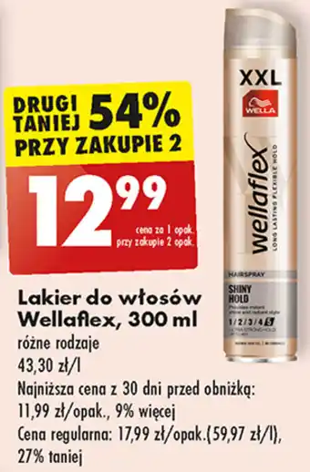 Biedronka Lakier do włosów Wellaflex, 300 ml oferta