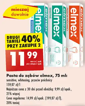 Biedronka Pasta do zębów elmex, 75 ml oferta