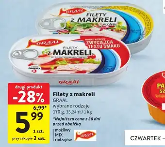 Intermarche Filety z makreli GRAAL 170g oferta