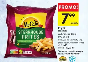 Intermarche Frytki MCCAIN 500-650g oferta