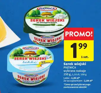 Intermarche Serek wiejski PIĄTNICA 150g oferta