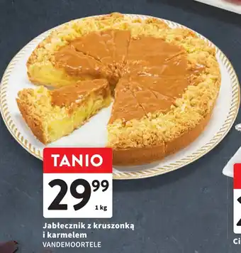 Intermarche Jabłecznik z kruszonką i karmelem VANDEMOORTELE 1kg oferta