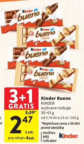 Intermarche Kinder Bueno 39-43 g oferta