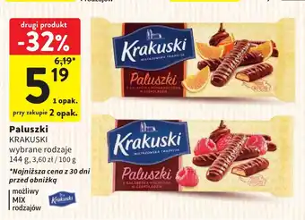 Intermarche Paluszki KRAKUSKI 144g oferta