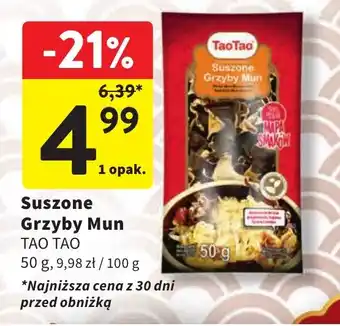 Intermarche Suszone Grzyby Mun TAO TAO 50g oferta