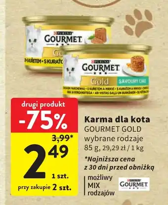 Intermarche Karma dla kota GOURMET GOLD 85g oferta