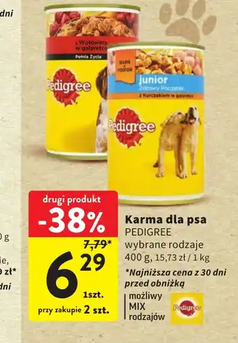 Intermarche Karma dla psa PEDIGREE 400g oferta