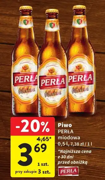 Intermarche Piwo PERŁA 0,5l oferta