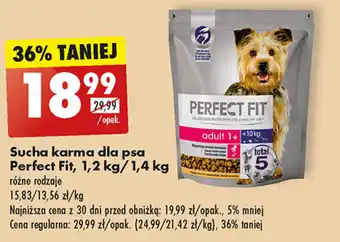 Biedronka Sucha karma dla psa Perfect Fit, 1,2 kg/1,4 kg oferta