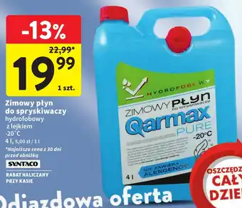 Intermarche Zimowy płyn do spryskiwaczy 4l oferta