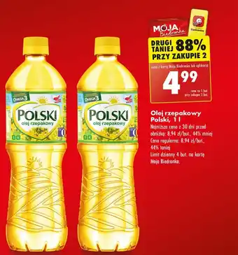 Biedronka Olej biedronka oferta