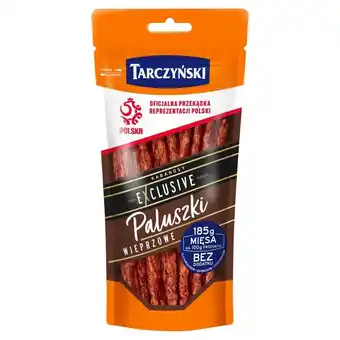 Biedronka Tarczyński kabanosy exclusive paluszki wieprzowe 95 g oferta