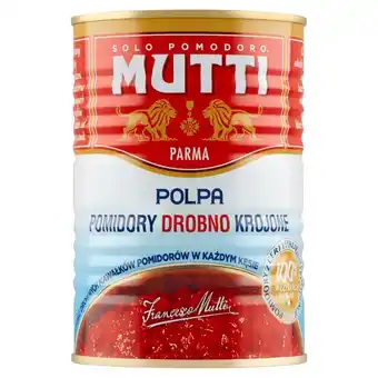 Biedronka Mutti pomidory drobno krojone 400 g oferta