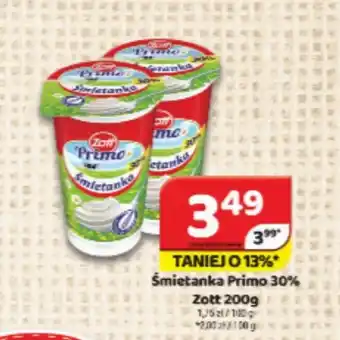 Delfin Śmietanka Primo 30% Zott 200g oferta