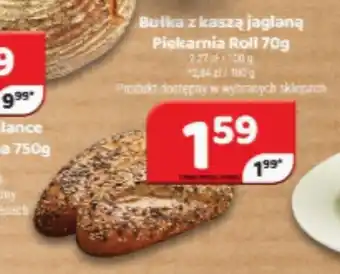 Delfin Bułka z kaszą jaglaną Piekarnia Roll 70g oferta