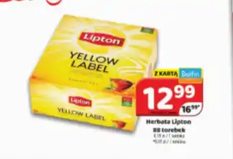 Delfin Herbata Lipton 88 torebek oferta