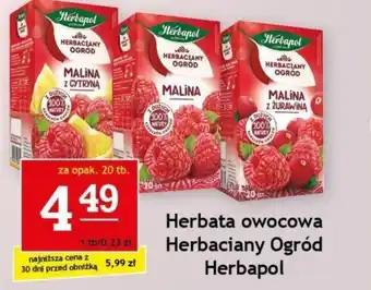 Gram Market Herbata owocowa Herbaciany Ogród Herbapol oferta