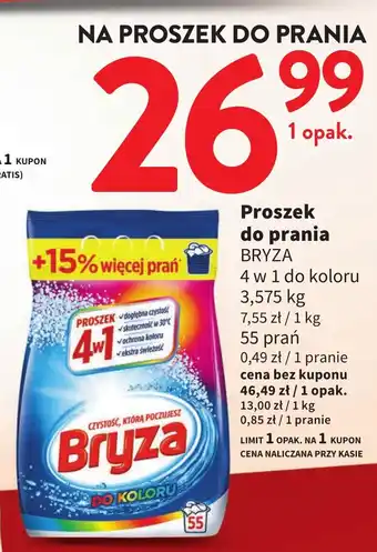 Intermarche Proszek do prania BRYZA 3,575 kg oferta