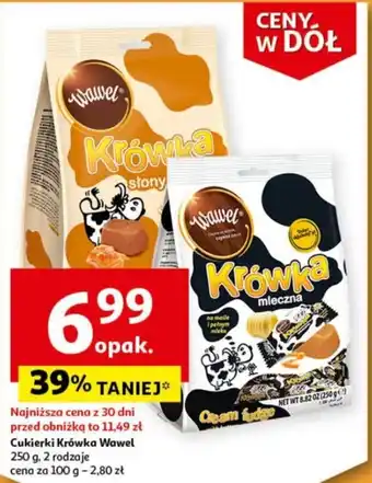Auchan Cukierki Krówka Wawel 250 g oferta