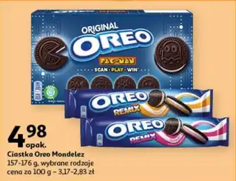 Auchan Ciastka Oreo Mondelez 157-176 g oferta