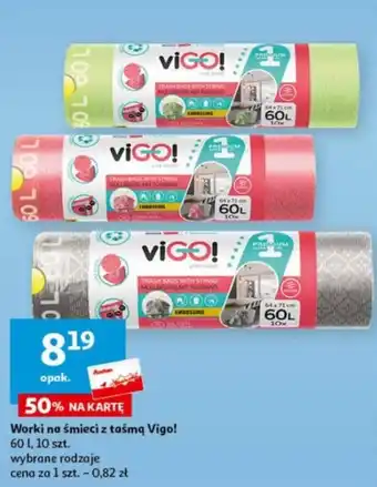 Worki na śmieci z taśmą Vigo! 10 szt.