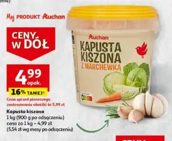 Auchan Kapusta kiszona 1 kg oferta