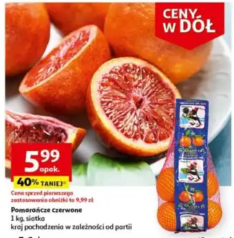 Auchan Pomarańcze czerwone 1 kg oferta