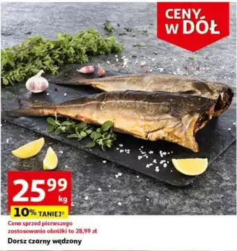 Auchan Dorsz czarny wędzony 1 kg oferta
