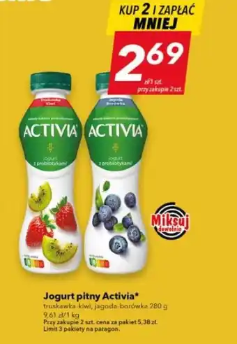 Lewiatan Jogurt pitny Activia 280 g oferta