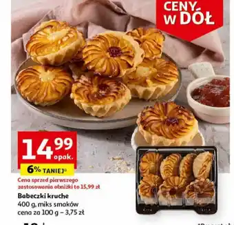 Auchan Babeczki kruche 400g oferta