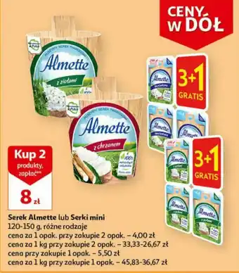 Auchan Serek Almette lub Serki mini 120-150g oferta