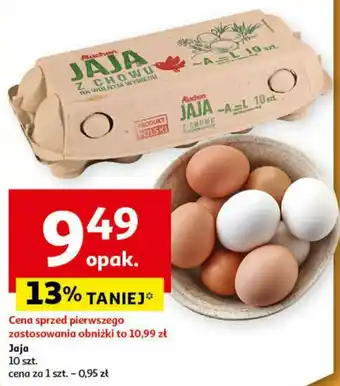 Auchan Jaja 10szt oferta