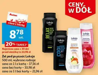 Auchan Żel pod prysznic Luksja 500 ml oferta