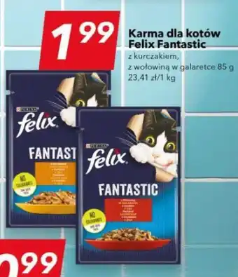 Lewiatan Karma dla kotów Felix Fantastic 85 g oferta