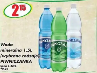 Sezamek Woda mineralna 1,5L oferta